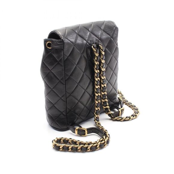 Chanel Lambskin Matelasse Backpack Black - Picture 4 of 6